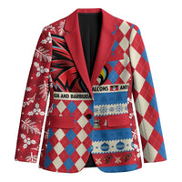 Personalized Antigua & Barbuda Cricket Christmas Blazer Merry Xmas Falcons - Wonder Print Shop
