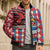 Personalized Antigua & Barbuda Cricket Christmas Bomber Puffer Jacket Merry Xmas Falcons - Wonder Print Shop