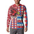 Personalized Antigua & Barbuda Cricket Christmas Button Sweatshirt Merry Xmas Falcons - Wonder Print Shop