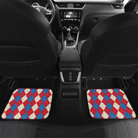 Personalized Antigua & Barbuda Cricket Christmas Car Mats Merry Xmas Falcons - Wonder Print Shop
