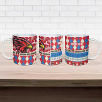 Personalized Antigua & Barbuda Cricket Christmas Ceramic Mug Merry Xmas Falcons - Wonder Print Shop