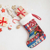 Personalized Antigua and Barbuda Cricket Christmas Stocking Merry Xmas Falcons - Wonder Print Shop