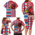 Personalized Antigua & Barbuda Cricket Christmas Family Matching Long Sleeve Bodycon Dress and Hawaiian Shirt Merry Xmas Falcons - Wonder Print Shop