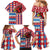 Personalized Antigua & Barbuda Cricket Christmas Family Matching Mermaid Dress and Hawaiian Shirt Merry Xmas Falcons - Wonder Print Shop