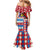 Personalized Antigua & Barbuda Cricket Christmas Family Matching Mermaid Dress and Hawaiian Shirt Merry Xmas Falcons - Wonder Print Shop
