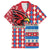 Personalized Antigua & Barbuda Cricket Christmas Family Matching Off The Shoulder Long Sleeve Dress and Hawaiian Shirt Merry Xmas Falcons - Wonder Print Shop