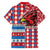 Personalized Antigua & Barbuda Cricket Christmas Family Matching Off Shoulder Short Dress and Hawaiian Shirt Merry Xmas Falcons - Wonder Print Shop