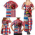 Personalized Antigua & Barbuda Cricket Christmas Family Matching Summer Maxi Dress and Hawaiian Shirt Merry Xmas Falcons - Wonder Print Shop