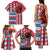 Personalized Antigua & Barbuda Cricket Christmas Family Matching Tank Maxi Dress and Hawaiian Shirt Merry Xmas Falcons - Wonder Print Shop