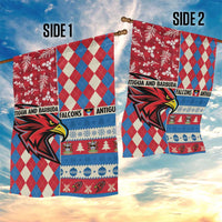 Antigua & Barbuda Cricket Christmas Garden Flag Merry Xmas Falcons - Wonder Print Shop