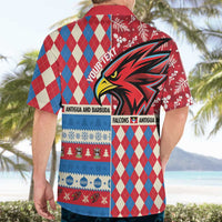 Personalized Antigua & Barbuda Cricket Christmas Hawaiian Shirt Merry Xmas Falcons - Wonder Print Shop