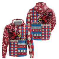 Personalized Antigua & Barbuda Cricket Christmas Hoodie Merry Xmas Falcons - Wonder Print Shop