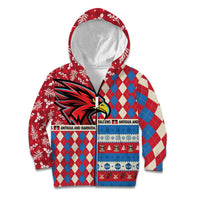 Personalized Antigua & Barbuda Cricket Christmas Kid Hoodie Merry Xmas Falcons - Wonder Print Shop