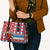 Antigua & Barbuda Cricket Christmas Leather Bag Merry Xmas Falcons - Wonder Print Shop
