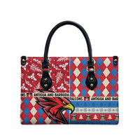 Antigua & Barbuda Cricket Christmas Leather Bag Merry Xmas Falcons - Wonder Print Shop