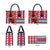 Antigua & Barbuda Cricket Christmas Leather Bag Merry Xmas Falcons - Wonder Print Shop