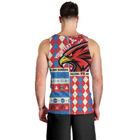 Personalized Antigua & Barbuda Cricket Christmas Men Tank Top Merry Xmas Falcons - Wonder Print Shop