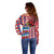 Personalized Antigua & Barbuda Cricket Christmas Off Shoulder Sweater Merry Xmas Falcons - Wonder Print Shop