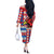 Personalized Antigua & Barbuda Cricket Christmas Off The Shoulder Long Sleeve Dress Merry Xmas Falcons - Wonder Print Shop