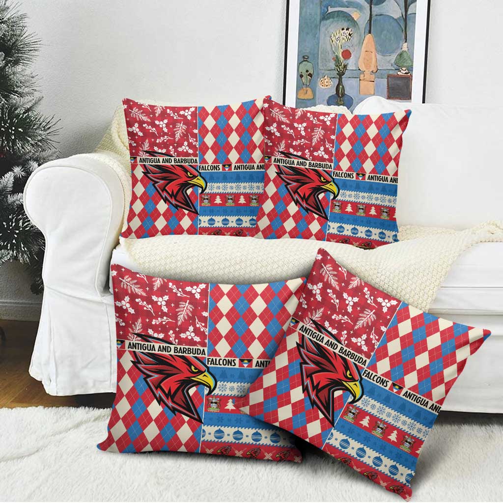 Antigua & Barbuda Cricket Christmas Pillow Cover Merry Xmas Falcons - Wonder Print Shop