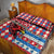 Antigua & Barbuda Cricket Christmas Quilt Bed Set Merry Xmas Falcons - Wonder Print Shop