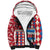 Personalized Antigua & Barbuda Cricket Christmas Sherpa Hoodie Merry Xmas Falcons - Wonder Print Shop