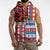 Personalized Antigua & Barbuda Cricket Christmas Sleeveless Hoodie Merry Xmas Falcons - Wonder Print Shop