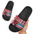 Antigua & Barbuda Cricket Christmas Slide Sandals Merry Xmas Falcons - Wonder Print Shop