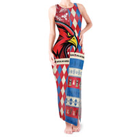 Personalized Antigua & Barbuda Cricket Christmas Tank Maxi Dress Merry Xmas Falcons - Wonder Print Shop
