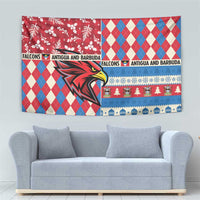 Antigua & Barbuda Cricket Christmas Tapestry Merry Xmas Falcons - Wonder Print Shop