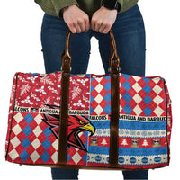 Antigua & Barbuda Cricket Christmas Travel Bag Merry Xmas Falcons - Wonder Print Shop