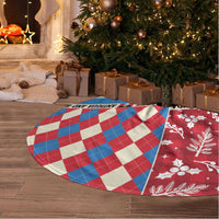 Antigua and Barbuda Cricket Christmas Tree Skirt Merry Xmas Falcons - Wonder Print Shop