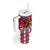 Personalized Antigua & Barbuda Cricket Christmas Tumbler With Handle Merry Xmas Falcons - Wonder Print Shop