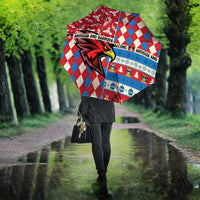 Antigua & Barbuda Cricket Christmas Umbrella Merry Xmas Falcons - Wonder Print Shop