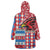 Personalized Antigua & Barbuda Cricket Christmas Wearable Blanket Hoodie Merry Xmas Falcons - Wonder Print Shop