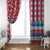 Antigua & Barbuda Cricket Christmas Window Curtain Merry Xmas Falcons - Wonder Print Shop
