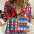 Personalized Antigua & Barbuda Cricket Christmas Women Casual Shirt Merry Xmas Falcons - Wonder Print Shop
