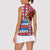 Personalized Antigua & Barbuda Cricket Christmas Women Sleeveless Polo Shirt Merry Xmas Falcons - Wonder Print Shop