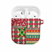 Amazon Warriors Cricket Christmas AirPods Case Guyana Merry Xmas - Wonder Print Shop