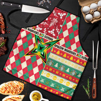 Amazon Warriors Cricket Christmas Apron Guyana Merry Xmas - Wonder Print Shop