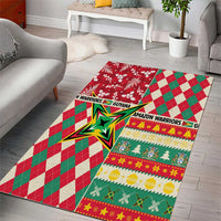 Amazon Warriors Cricket Christmas Area Rug Guyana Merry Xmas - Wonder Print Shop