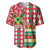 Personalized Amazon Warriors Cricket Christmas Baseball Jersey Guyana Merry Xmas - Wonder Print Shop