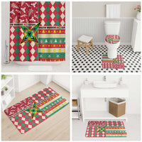 Amazon Warriors Cricket Christmas Bathroom Set Guyana Merry Xmas - Wonder Print Shop