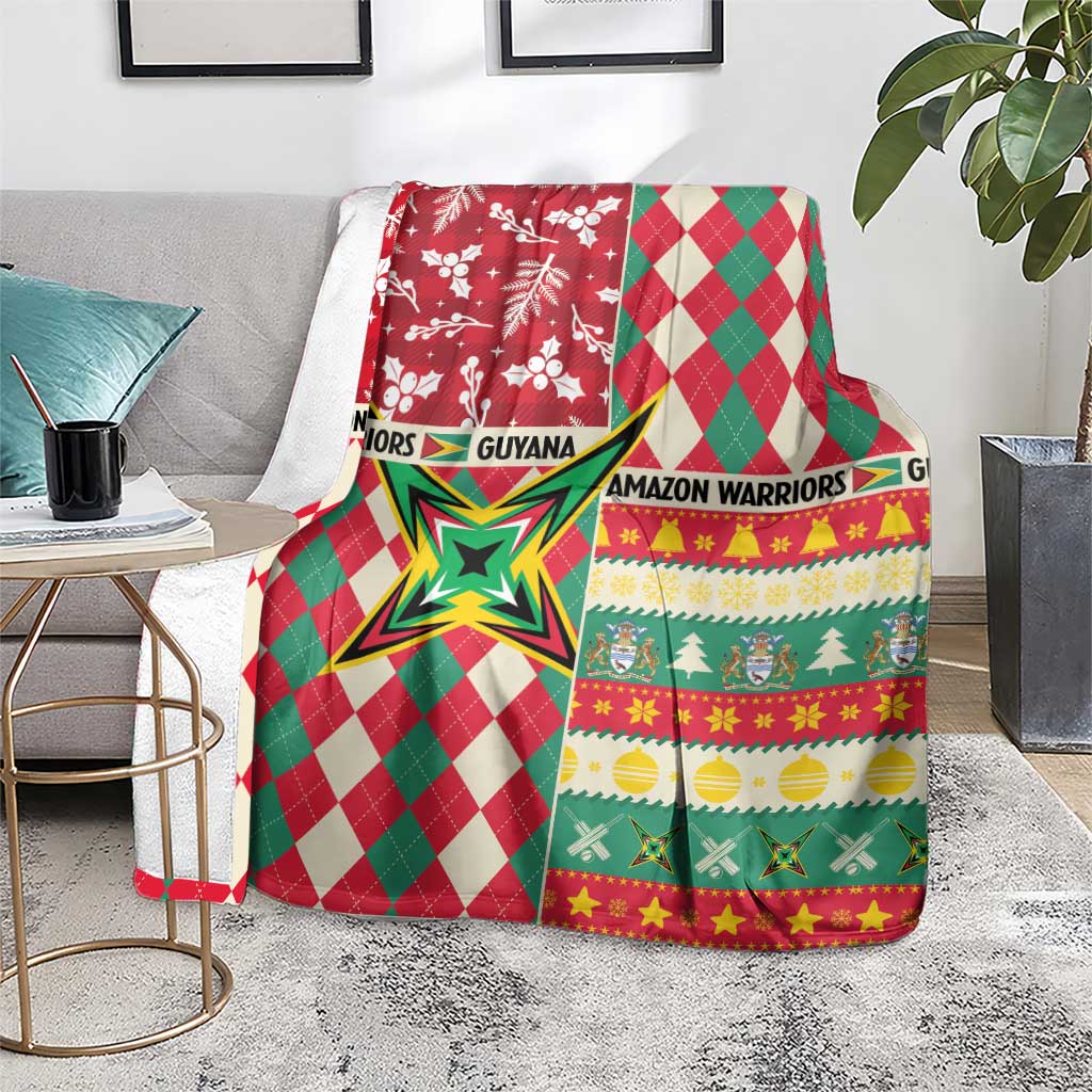 Amazon Warriors Cricket Christmas Blanket Guyana Merry Xmas - Wonder Print Shop