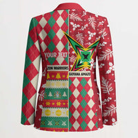 Personalized Amazon Warriors Cricket Christmas Blazer Guyana Merry Xmas - Wonder Print Shop