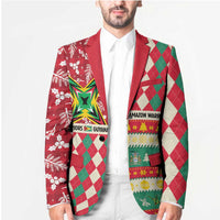 Personalized Amazon Warriors Cricket Christmas Blazer Guyana Merry Xmas - Wonder Print Shop
