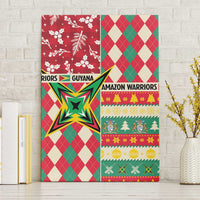 Amazon Warriors Cricket Christmas Canvas Wall Art Guyana Merry Xmas - Wonder Print Shop