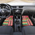 Personalized Amazon Warriors Cricket Christmas Car Mats Guyana Merry Xmas - Wonder Print Shop