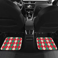 Personalized Amazon Warriors Cricket Christmas Car Mats Guyana Merry Xmas - Wonder Print Shop