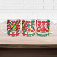 Personalized Amazon Warriors Cricket Christmas Ceramic Mug Guyana Merry Xmas - Wonder Print Shop